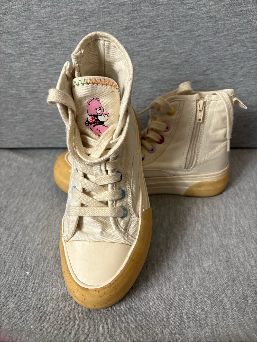 Zara Care Bear Canvas High-Tops